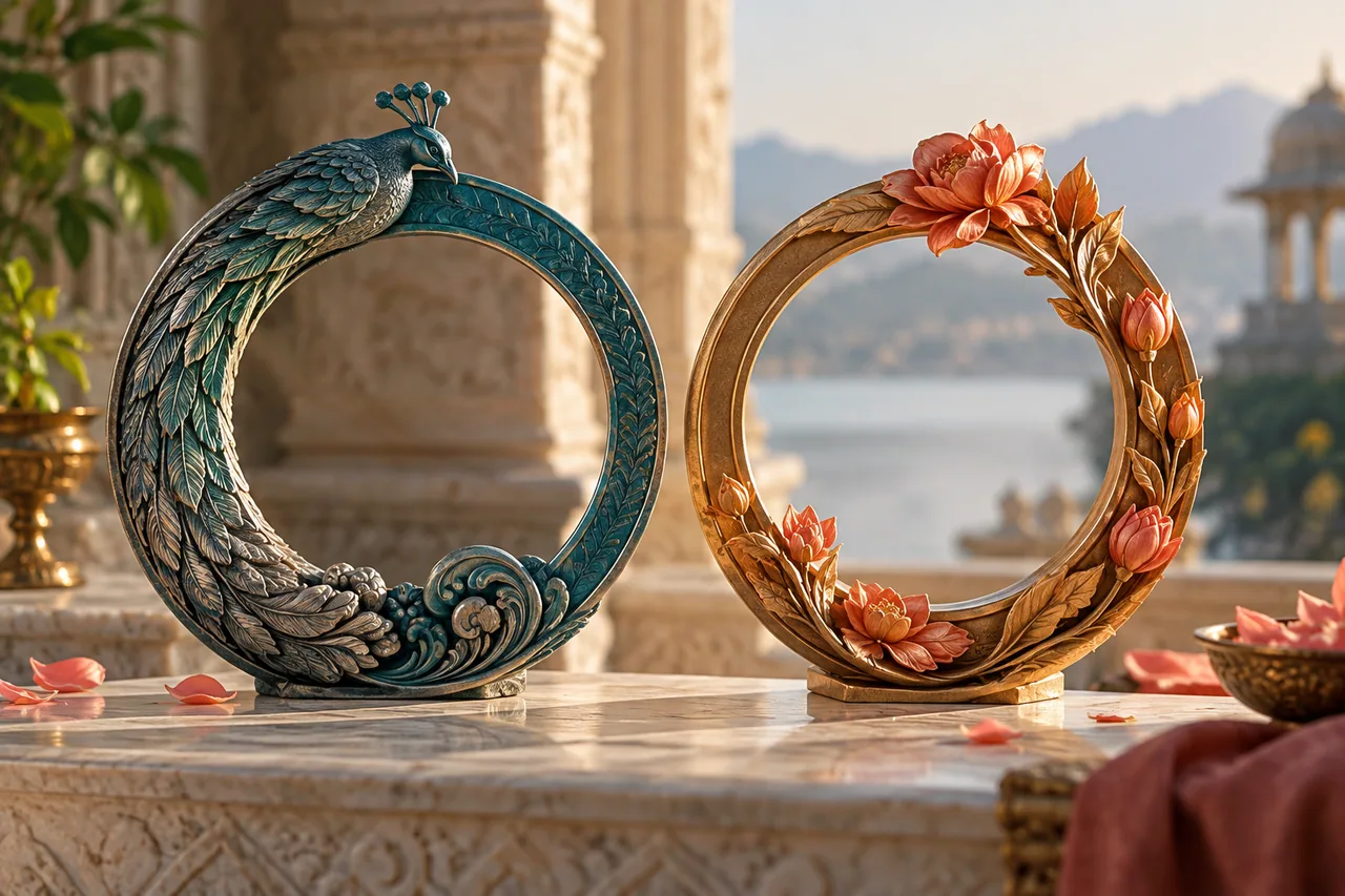Original editorial illustration for Why groom and bride order matters in a traditional comparison; symbolic artwork, not a measured personal chart.