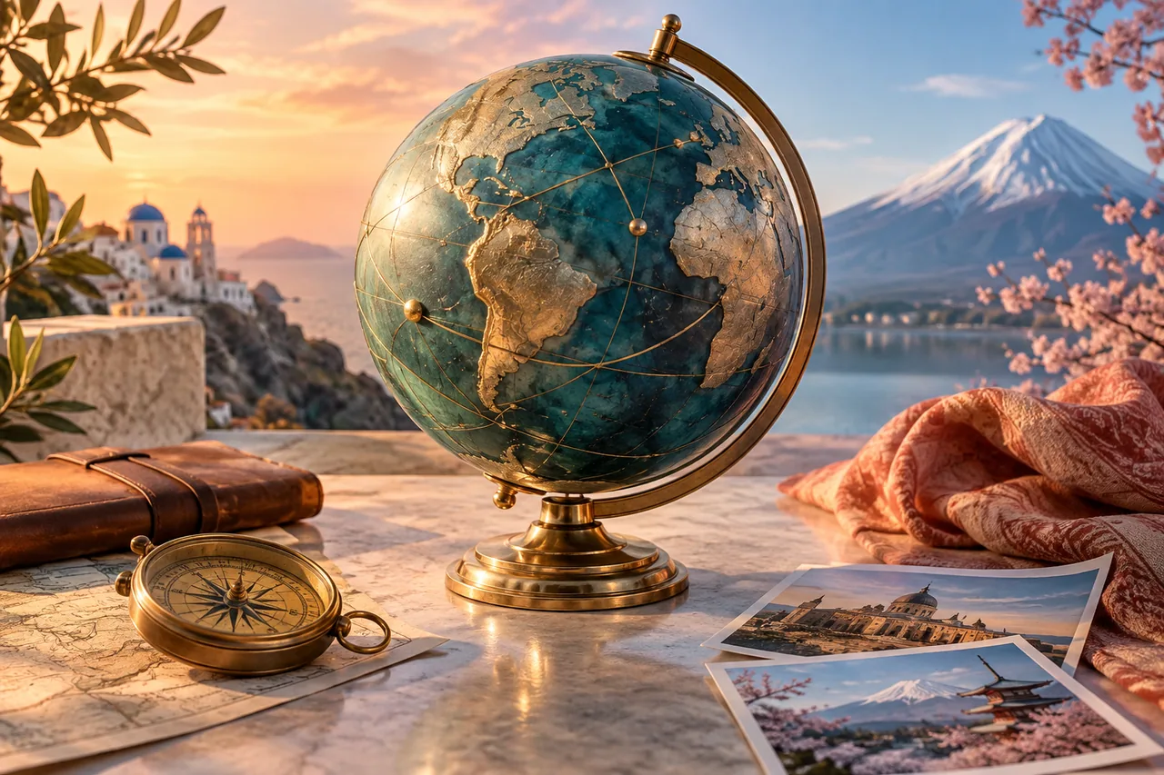 Original editorial illustration for A world horoscope is not a local event forecast; symbolic artwork, not a measured personal chart.